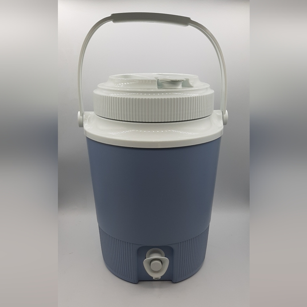 Vintage GOTT 2 Gallon Water Cooler Jug 1503 Drink Spout Model Gray Made USA KS